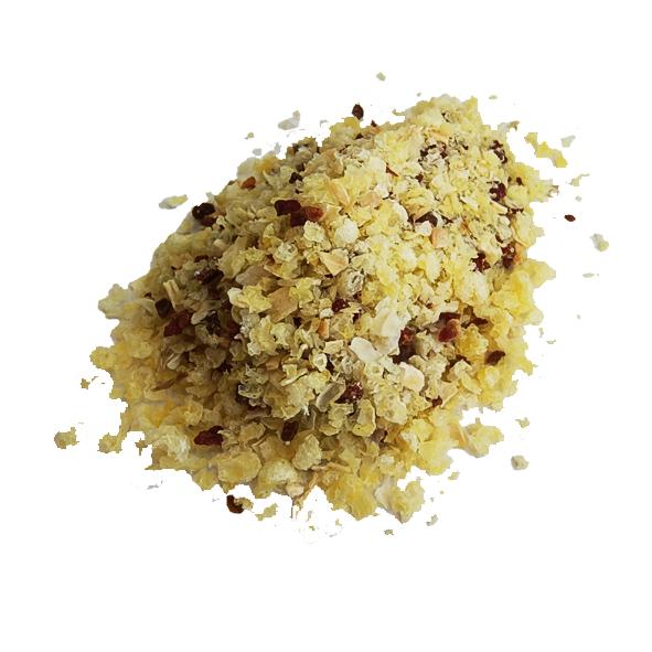 Majspanering med løg og paprika 2 kg spand