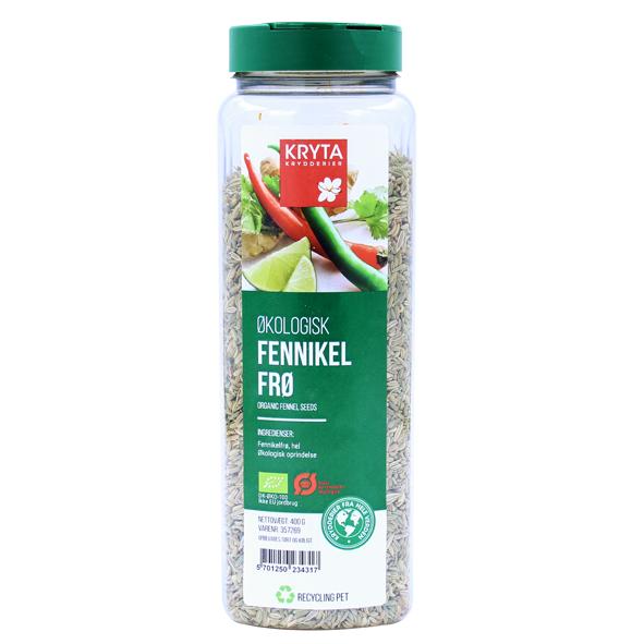 Øko fennikel hel 350gr dåse