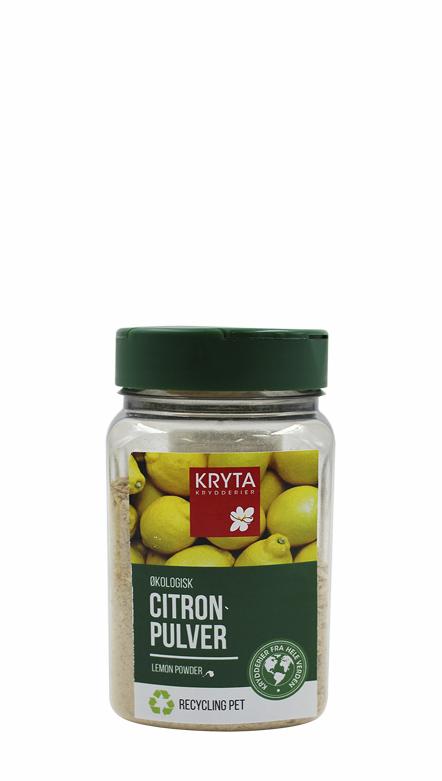 Øko Citron pulver 130gr. dåse 