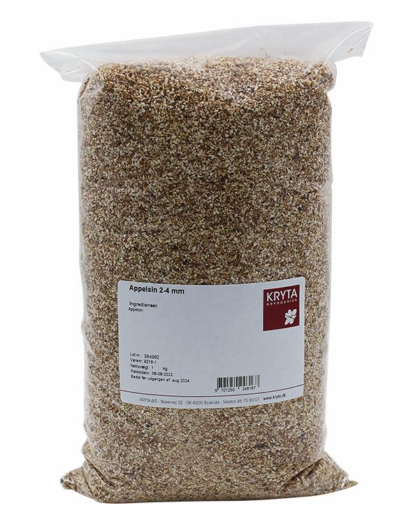 Appelsinskal 2-4 mm pose 1kg. pose